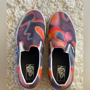 Vans Dark Aura Psychedelic Tie-Dye Skate Slip-ons